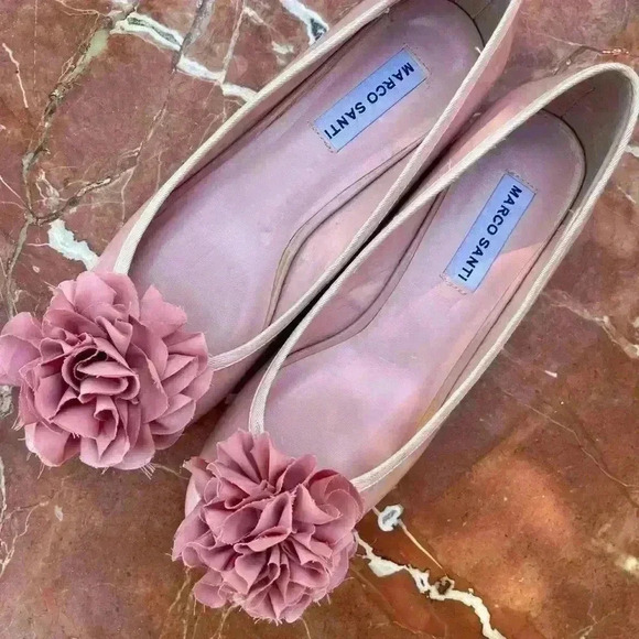 Marco Santi blush flats size 7 gorgeous - Picture 2 of 4